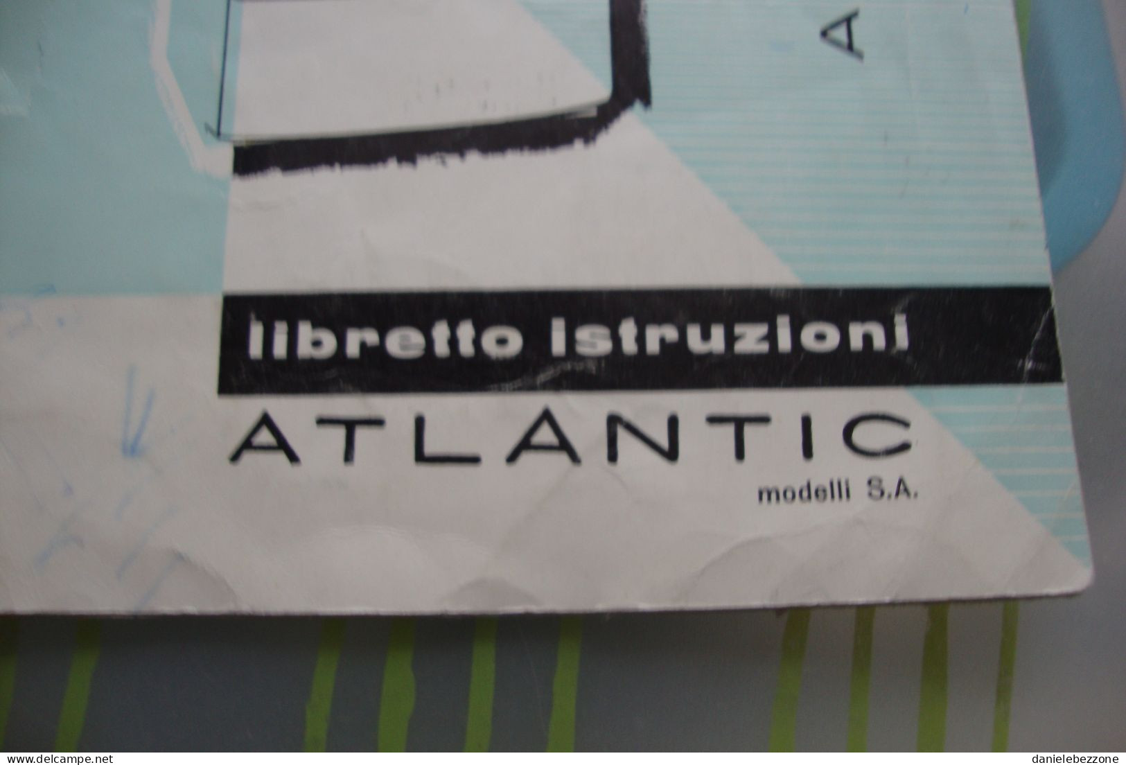 Libretto Istruzioni Frigorifero Atlantic Electric Anno 1960 - Otros & Sin Clasificación