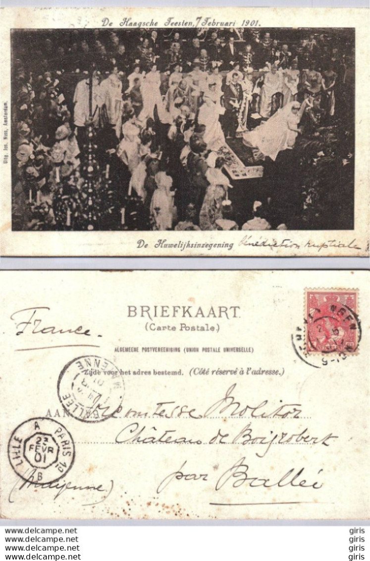 Pays-Bas - De Haagsche Feesten, Fébruari 1901 - De Huwelijksinzegening - Andere & Zonder Classificatie