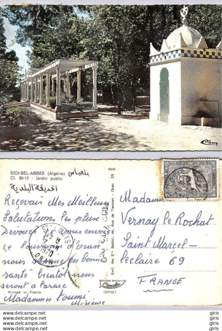 Algérie - Sidi-bel-Abbès - Jardin Public - Sidi-bel-Abbès