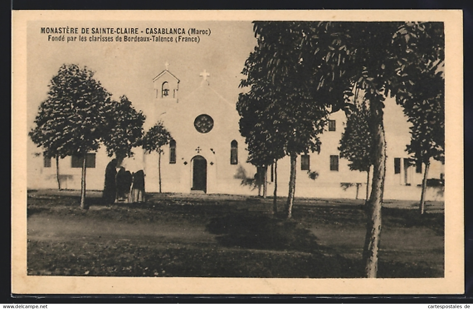 CPA Casablanca, Monastère De Sainte-Claire  - Casablanca