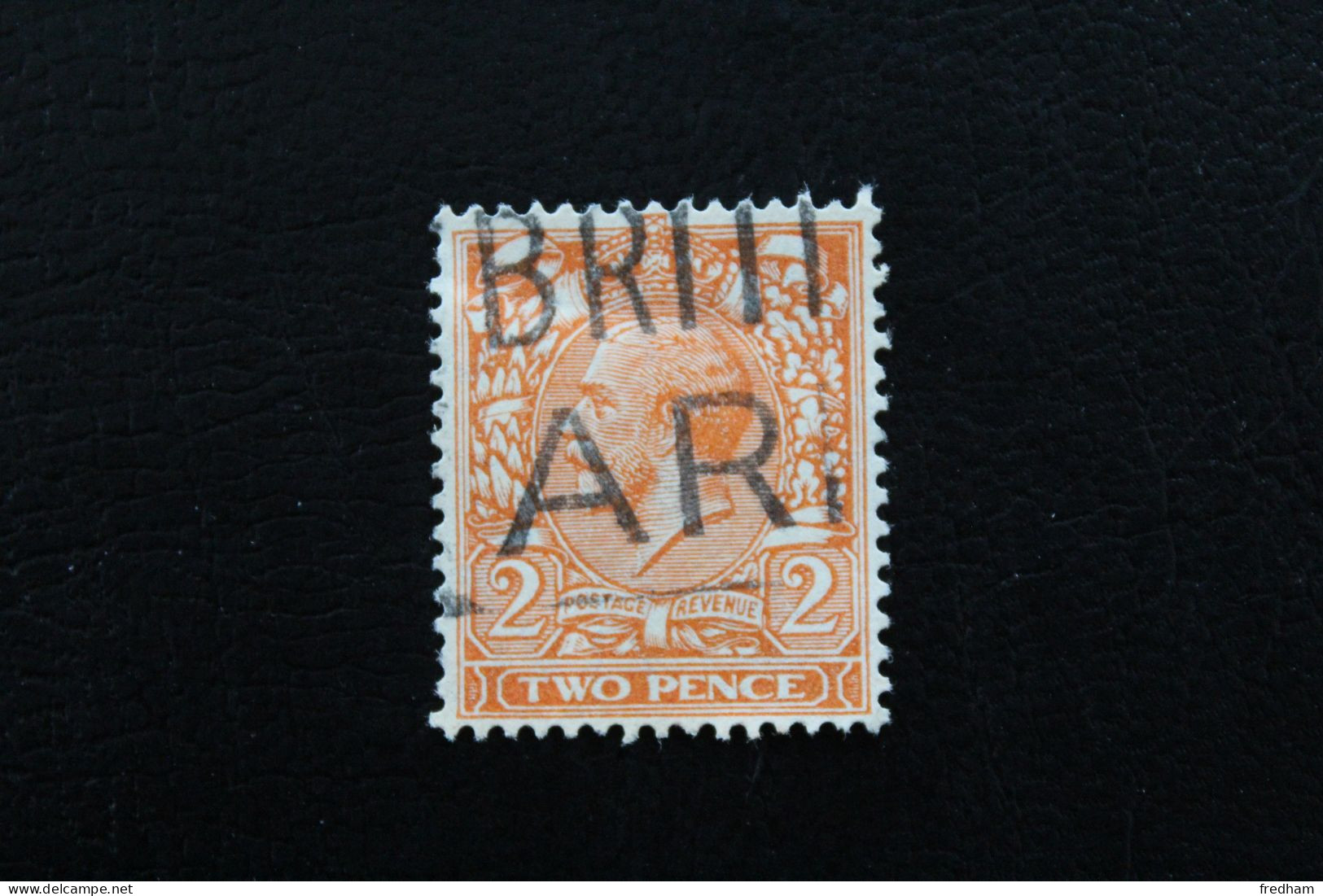 1924 Y&T GB 162 KING GEORGE V 2 PENCE ORANGE OBLITERE - Used Stamps