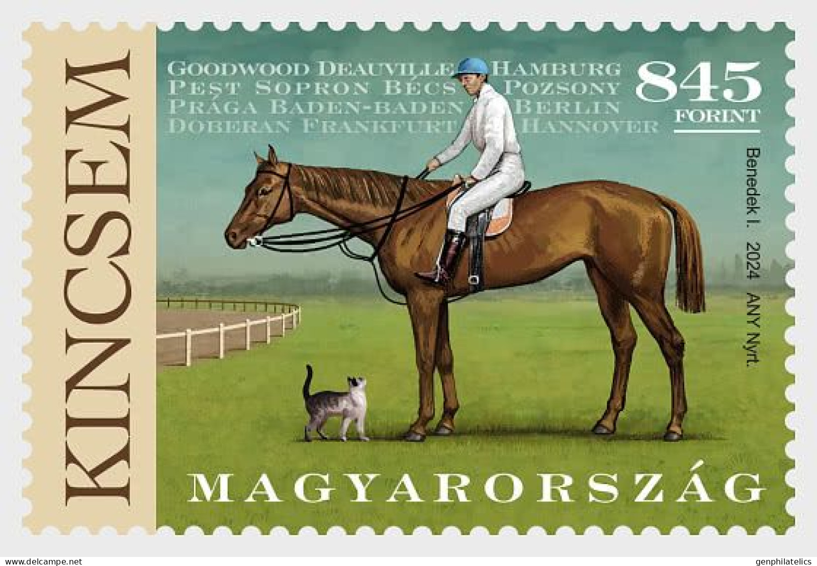 HUNGARY 2024 FAUNA Animals HORSE CAT - Fine Stamp MNH - Unused Stamps