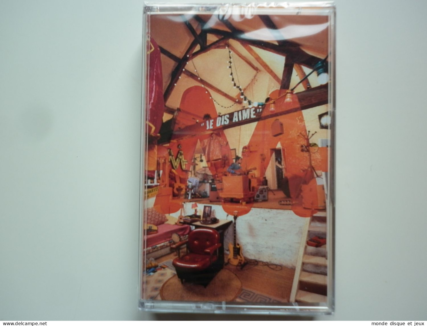 M / Matthieu Chedid K7 Cassette Audio Je Dis Aime K7 Couleur Orange - Cassette
