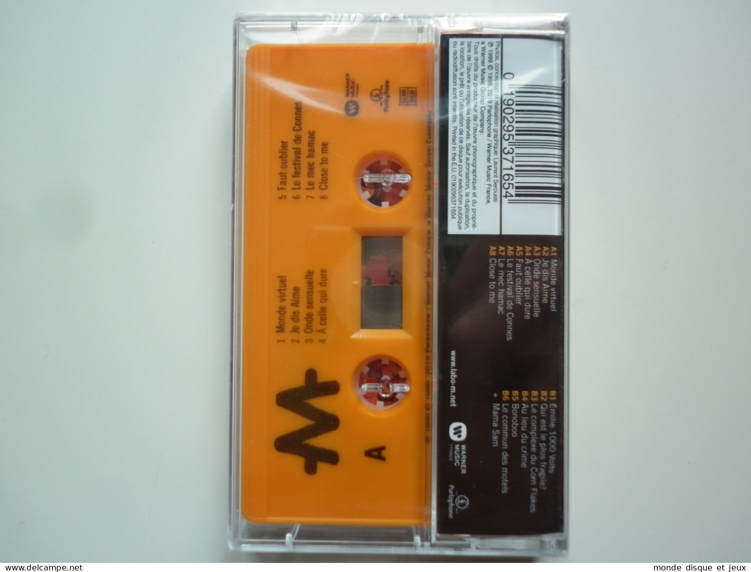 M / Matthieu Chedid K7 Cassette Audio Je Dis Aime K7 Couleur Orange - Audio Tapes