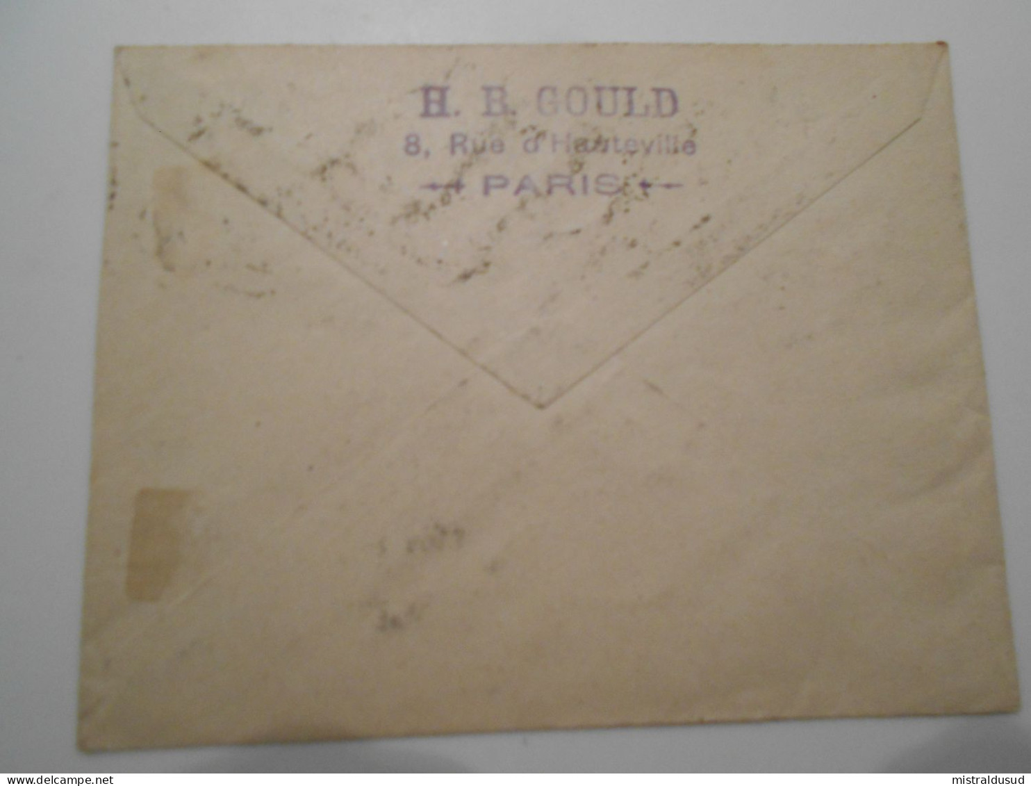 France Pasteur , Lettre De Paris 1923 Pour Bradford , Par Avion - 1922-26 Pasteur