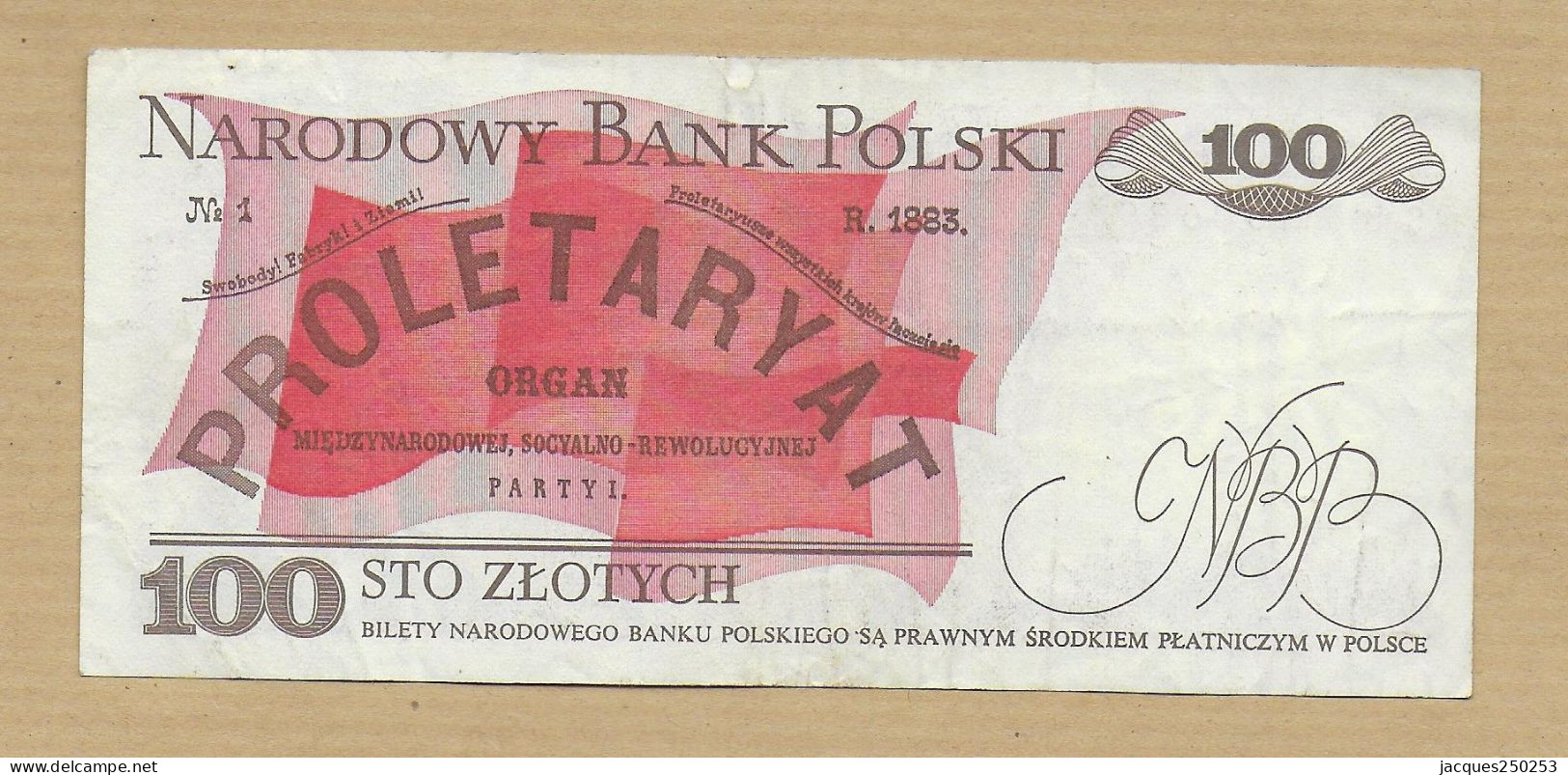 100 ZLOTYCH 1986 - Polonia