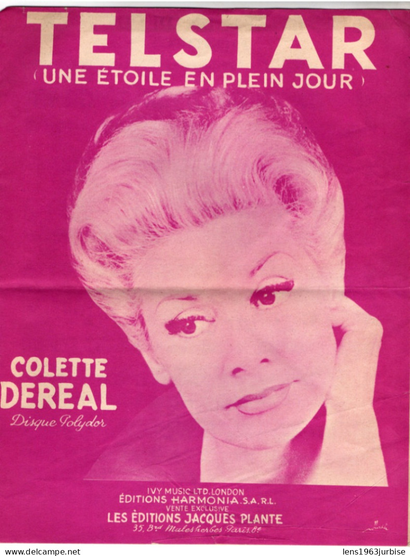 Colette Dereal , - Partitions Musicales Anciennes