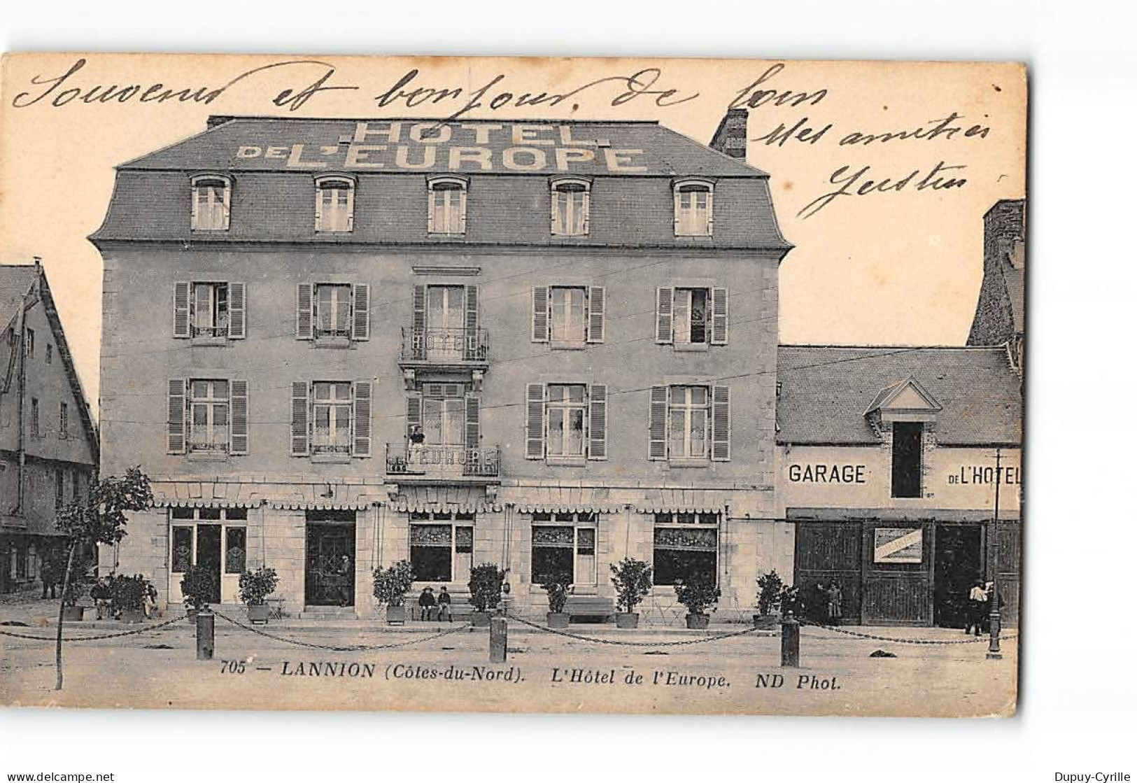 LANNION - L'Hôtel De L'Europe - Très Bon état - Lannion