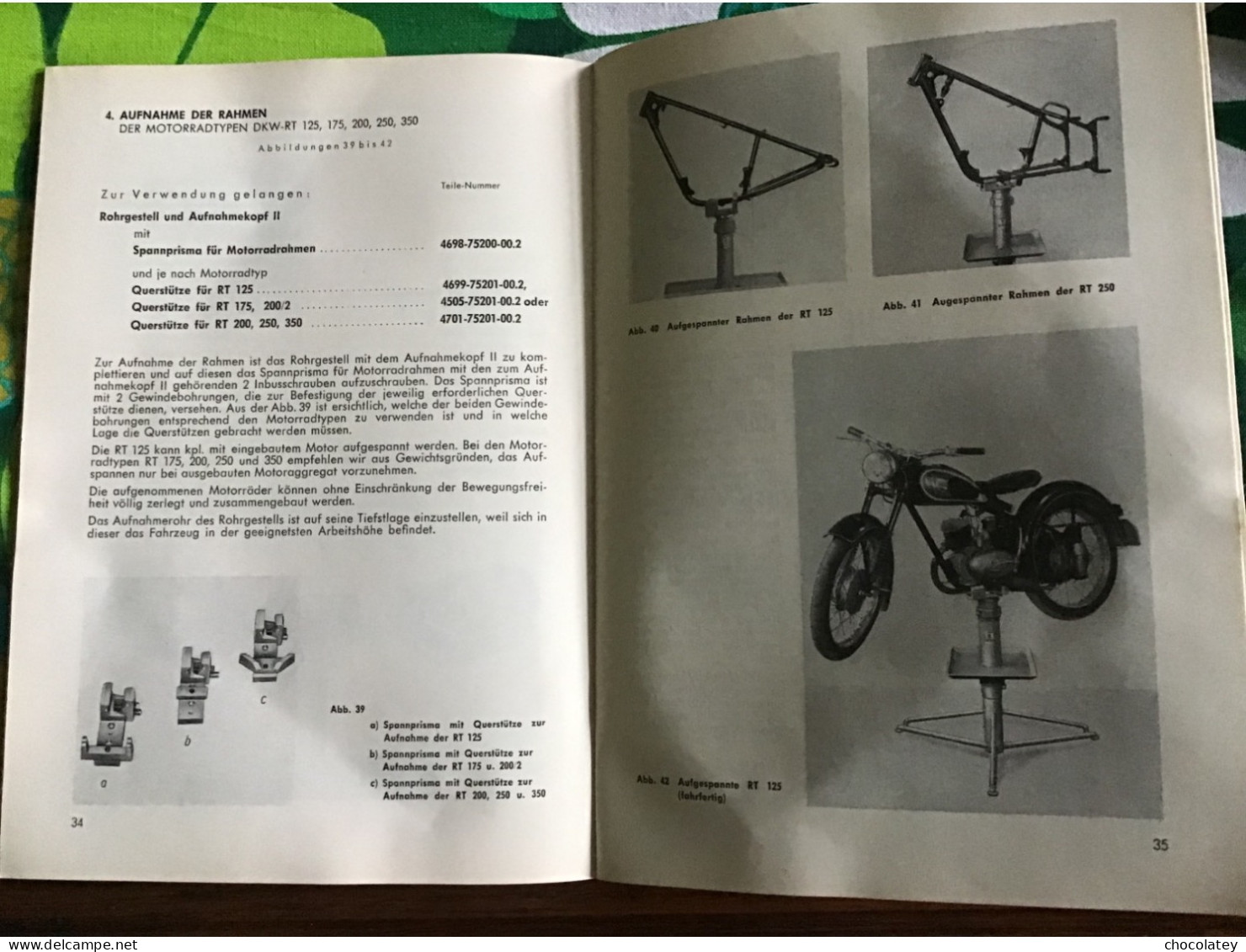 D K W Lehrmittel Montagegebock Hobby  Scooter 39 Pag 1955 - Techniek