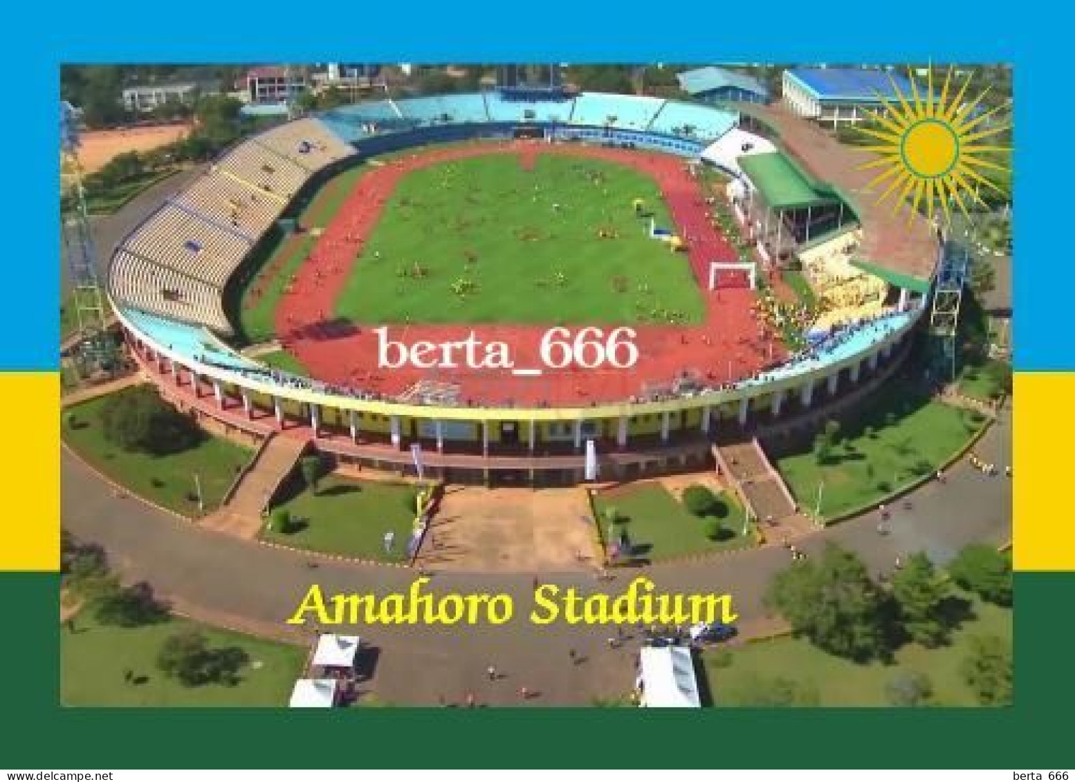 Rwanda Kigali Amahoro Stadium New Postcard - Rwanda