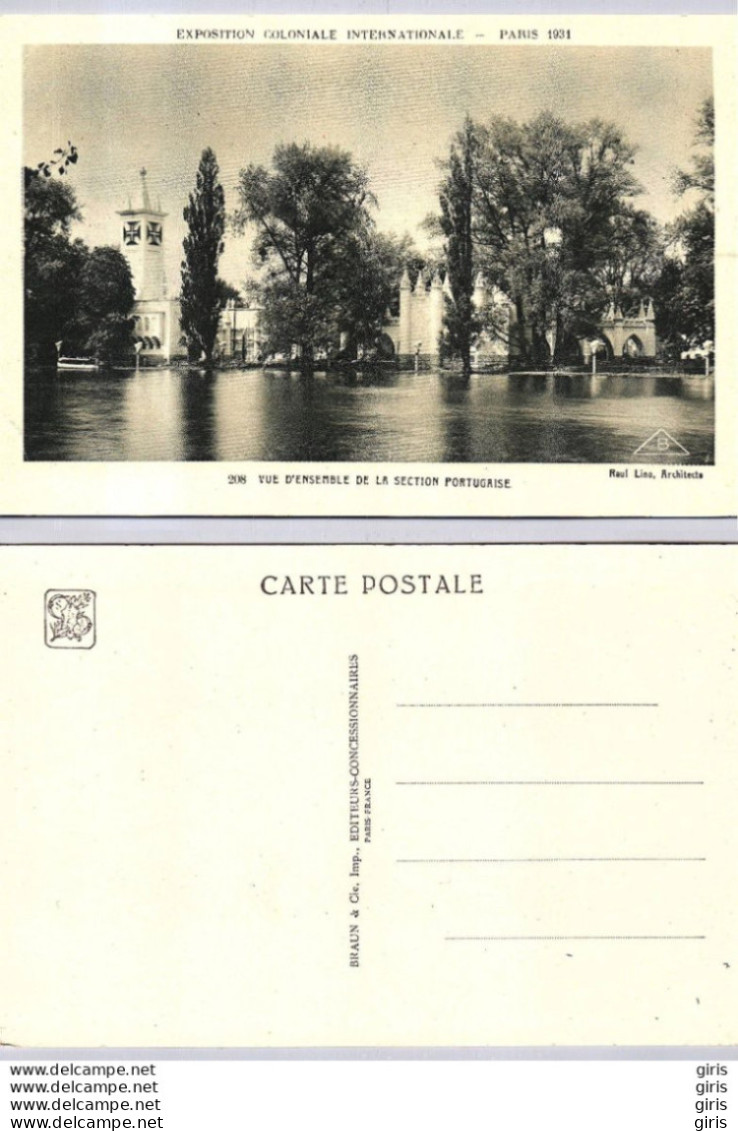 CP - Evénements - Exposition Coloniale Internationale Paris 1931 - Vue D'Ensemble De La Section Portugaise - Tentoonstellingen