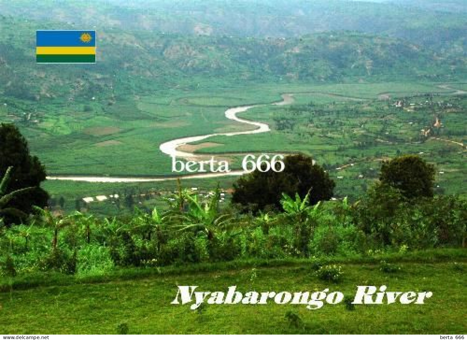 Rwanda Nyabarongo River New Postcard - Ruanda