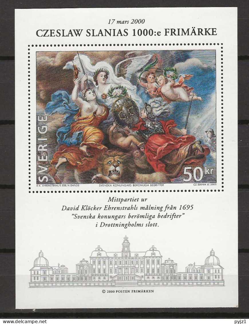 2000 MNH Sweden,Michel Block 15, Postfris - Unused Stamps