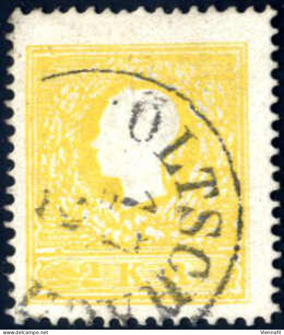 O 1859, 2 Kr. Dunkelgelb Type II, Sehr Gut Gezähnt Und Klar Gestempelt "PÖLTSCHACH, 17/2", Einwandfrei Erhalten, Befund  - Sonstige & Ohne Zuordnung