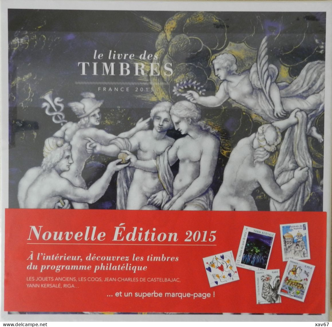 Livre Des Timbres France 2015 Neuf Sous Blister Complet Avec Tous Les Timbres - Other & Unclassified