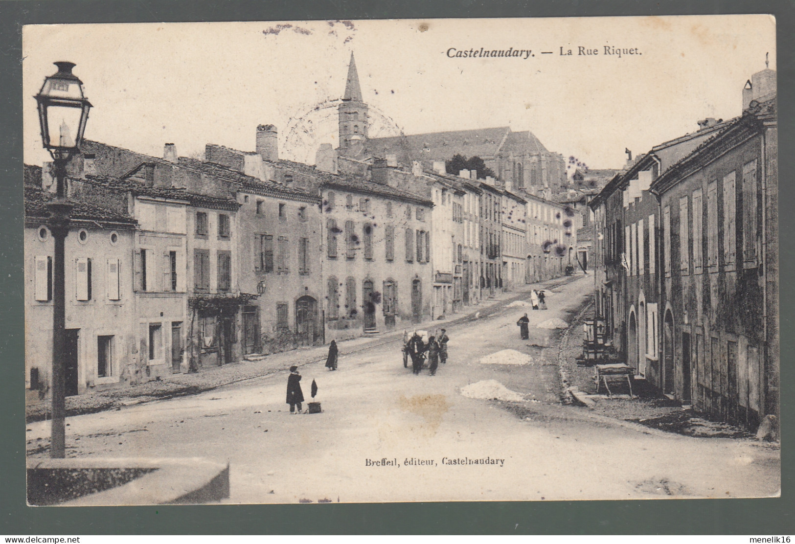 CP - 11 - Castelnaudary - Rue Riquet - Castelnaudary