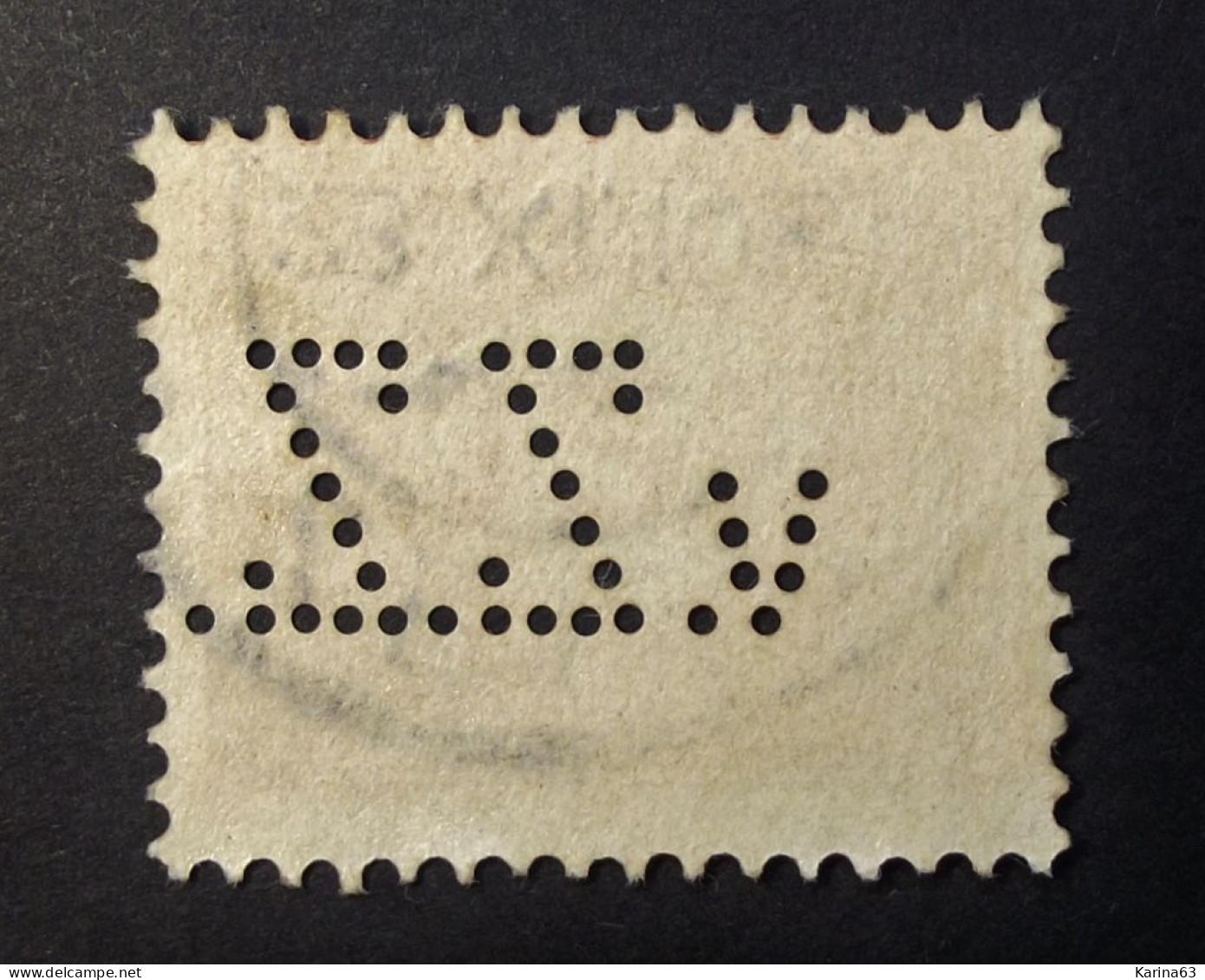 Nederland - Pays-Bas - 1913 -  Perfin - Lochung - V. Z. Z. - Van Zanten En Zoon - Pharmacy - Cancelled - Perforadas
