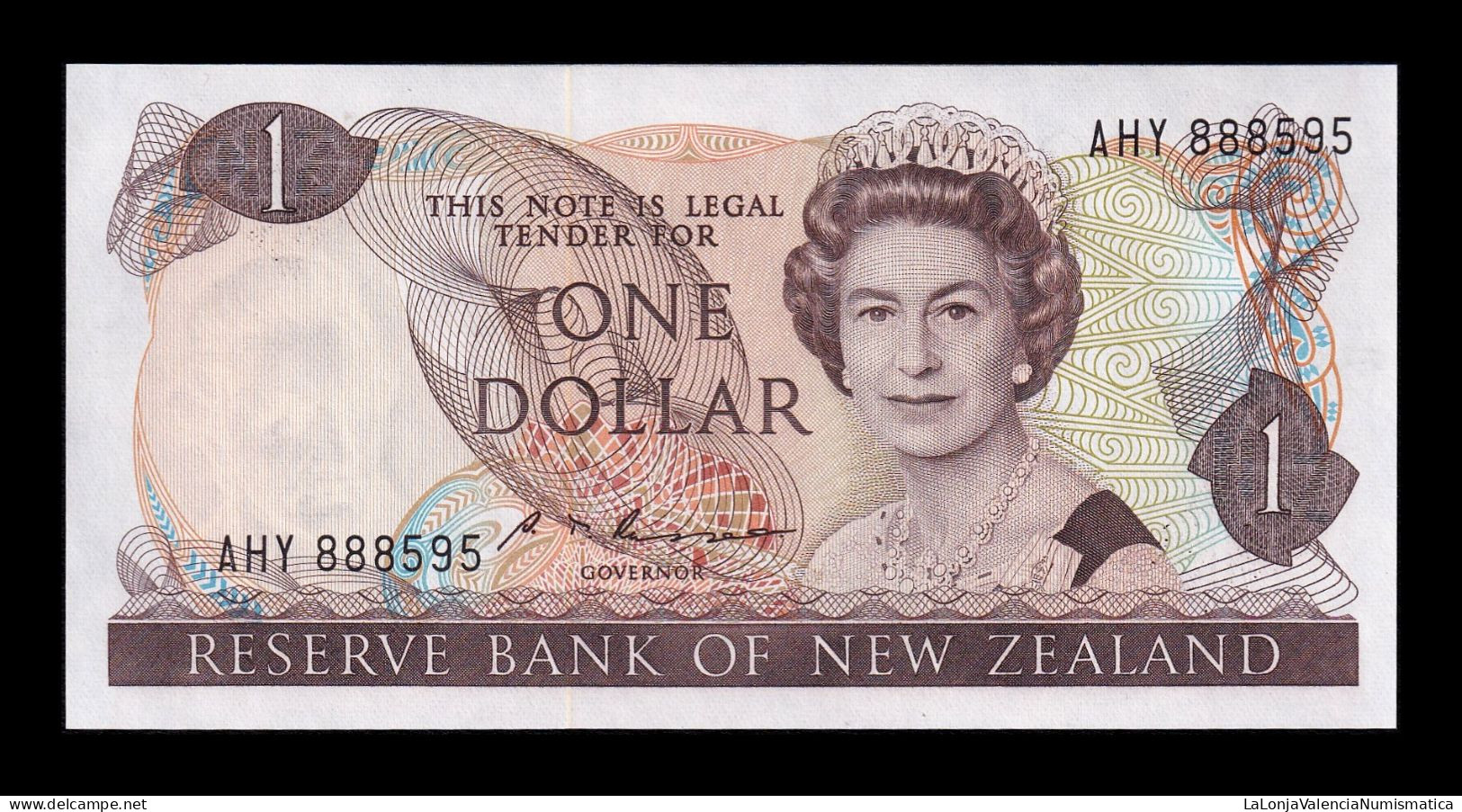Nueva Zelanda New Zealand 1 Dollar ND (1981-1992) Pick 169b Sc Unc - Nieuw-Zeeland