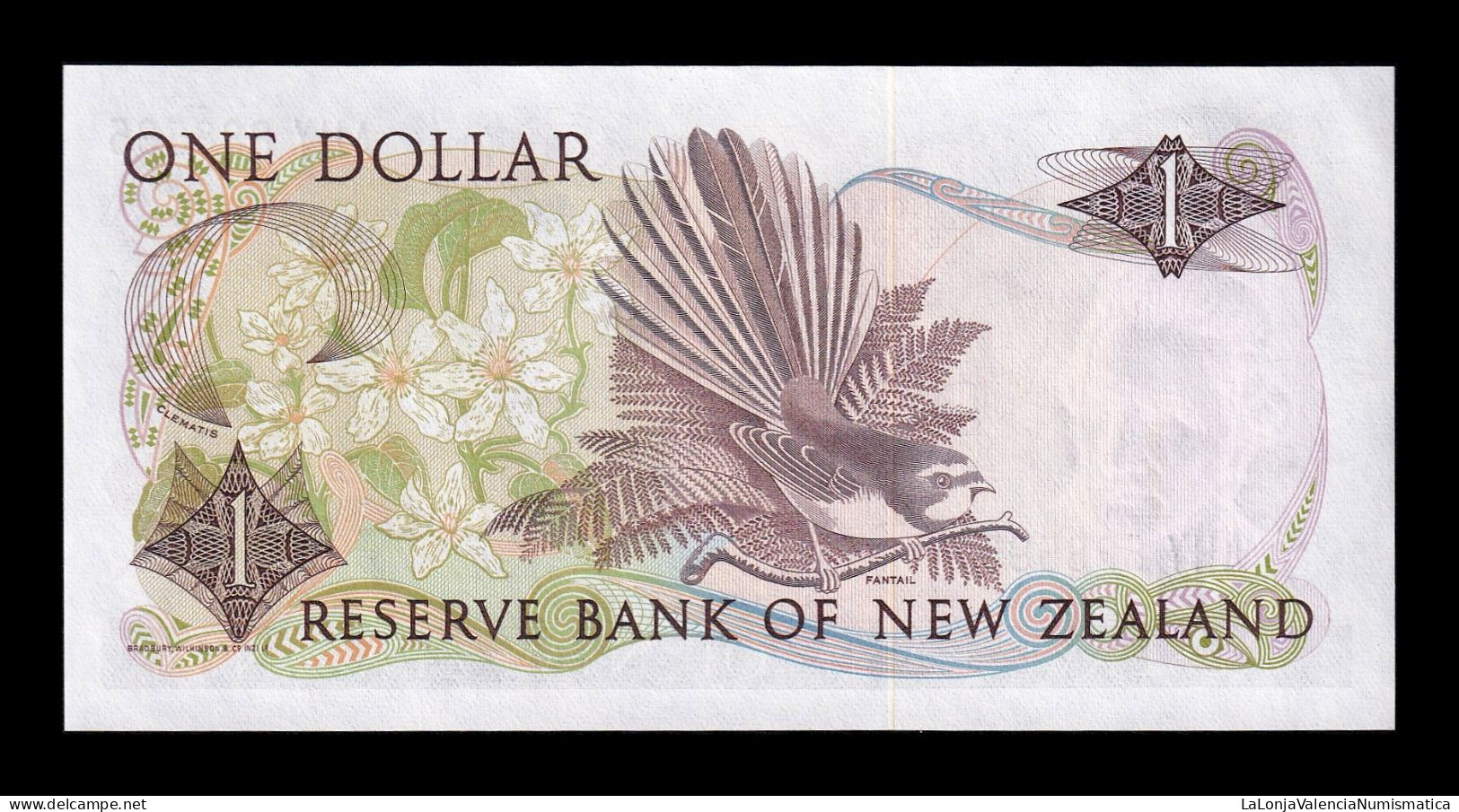 Nueva Zelanda New Zealand 1 Dollar ND (1981-1992) Pick 169b Sc Unc - Nueva Zelandía