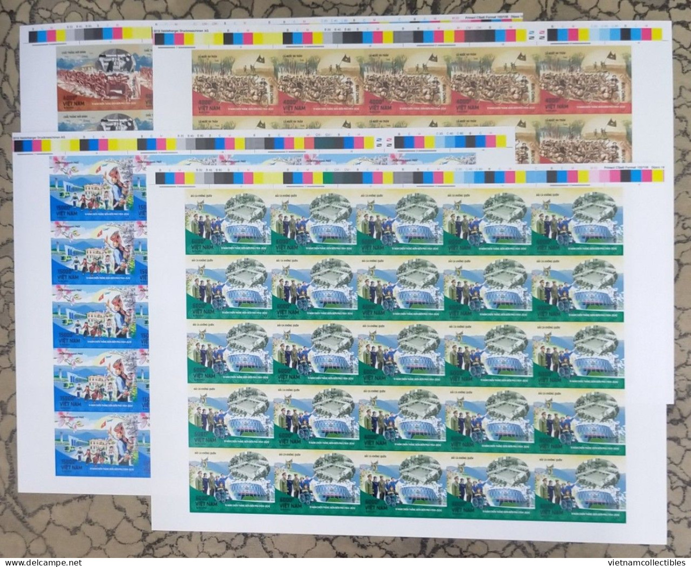 Viet Nam Vietnam MNH Imperf Stamp Sheets 2024 : 70th Ann. Of Dien Bien Phu Victory / Bike / Bicycle / Veteran (Ms1189) - Viêt-Nam