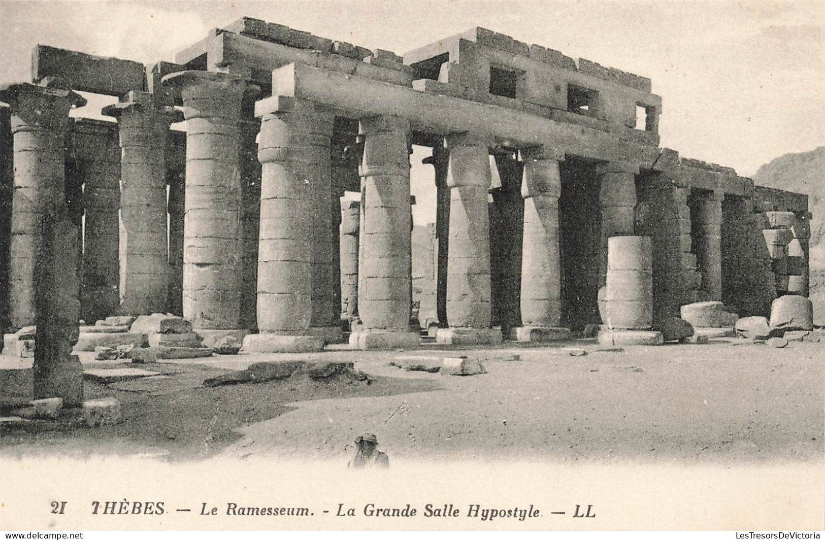 EGYPTE - Thèbes - Le Ramesseum - Vue Sur La Grande Salle Hypostyle - L L - Carte Postale - Sonstige & Ohne Zuordnung