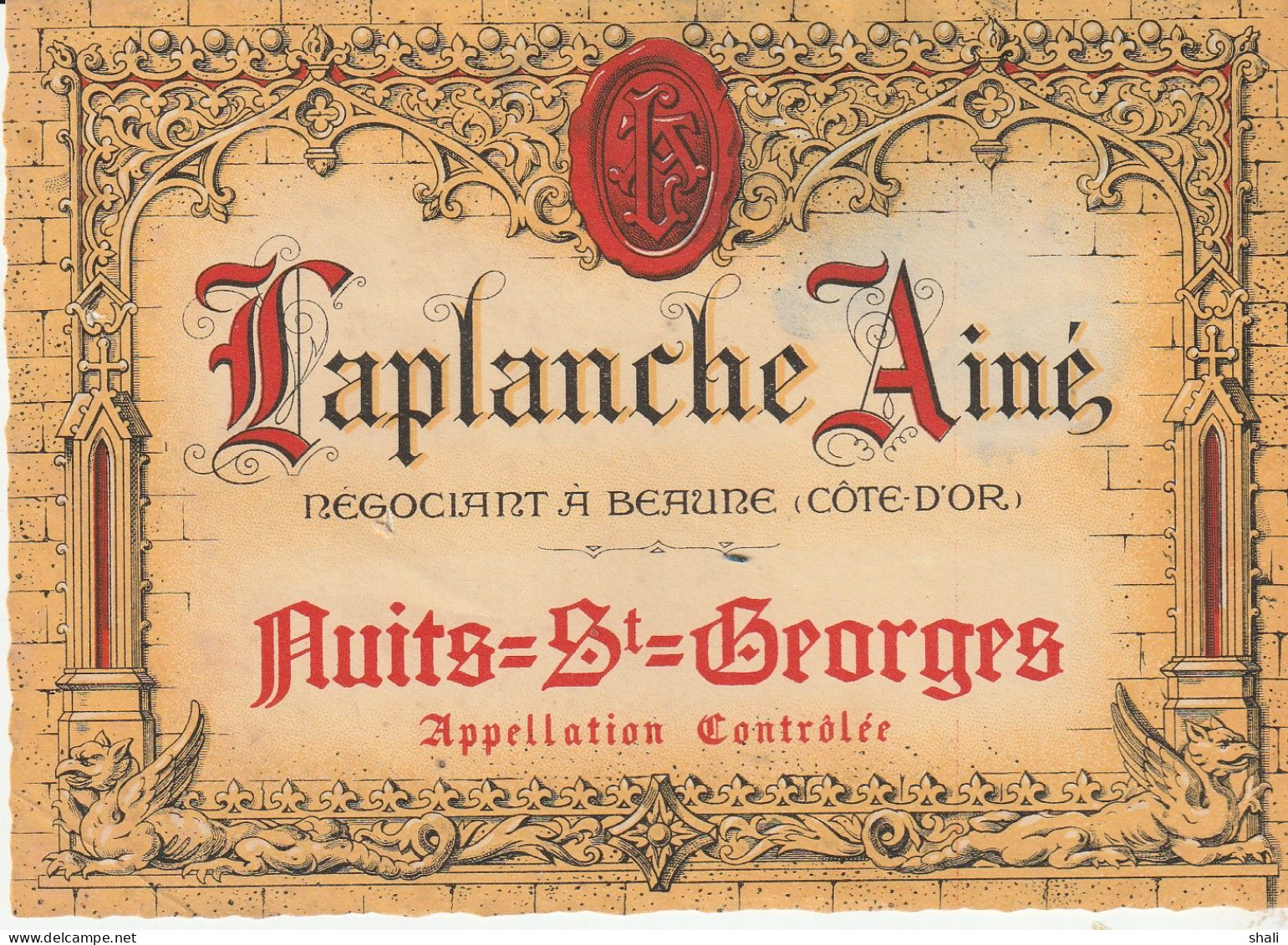 ETIQUETTE DE VIN LAPLANCHE AINE - Sonstige & Ohne Zuordnung