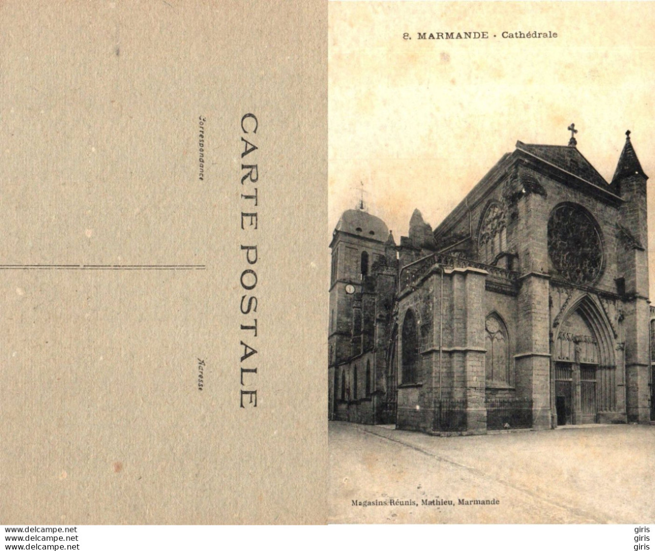 47 - Lot Et Garonne - Marmande - Cathedrale - Marmande