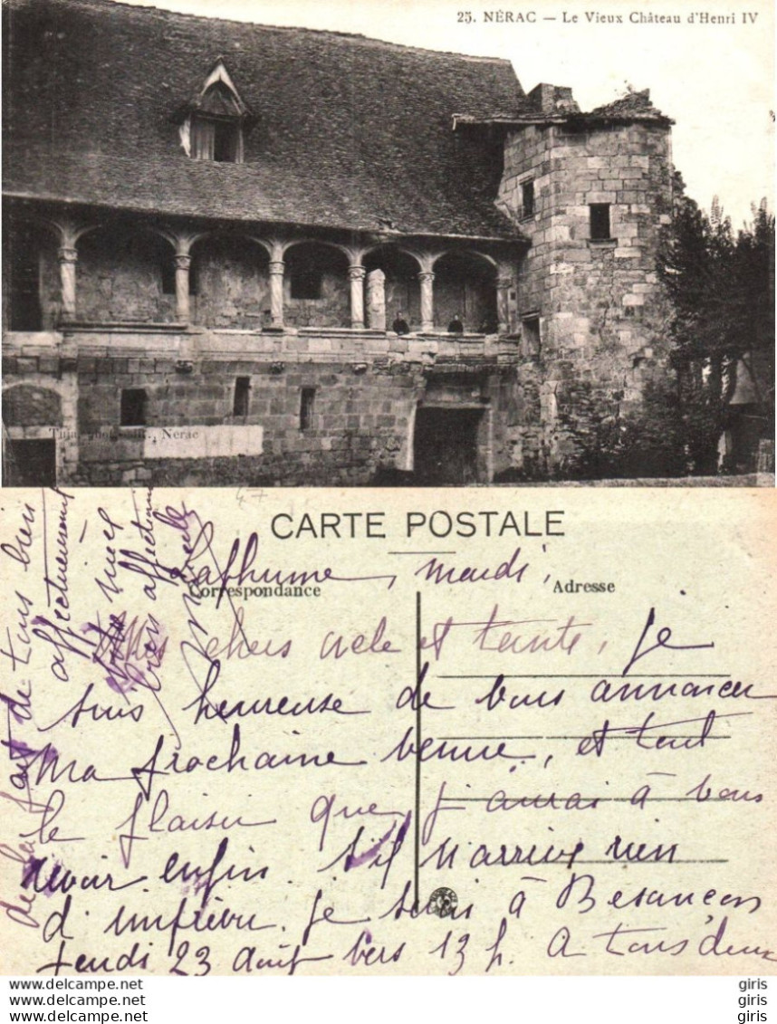 47 - Lot Et Garonne - Nérac - Vieux Château D'Henri IV - Nerac