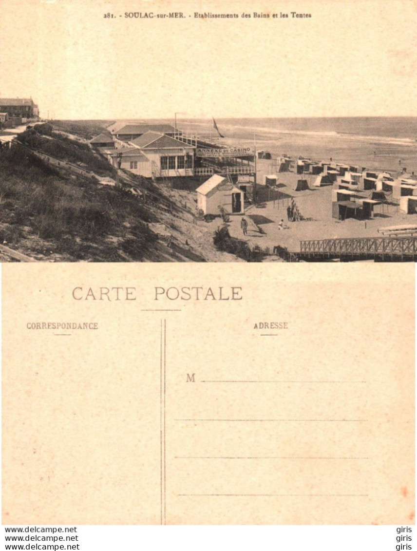 33 - Gironde  - Soulac Sur Mer - Etablissement Des Bains - Soulac-sur-Mer