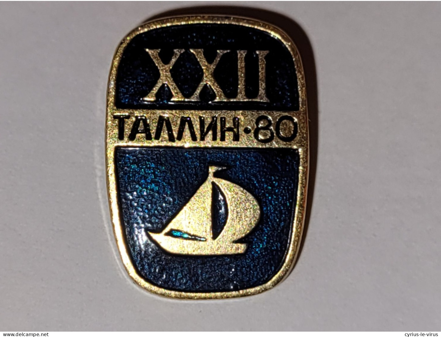 Pin's Jeux Olympiques De Moscou 1980  **  Voile - Sailing, Yachting