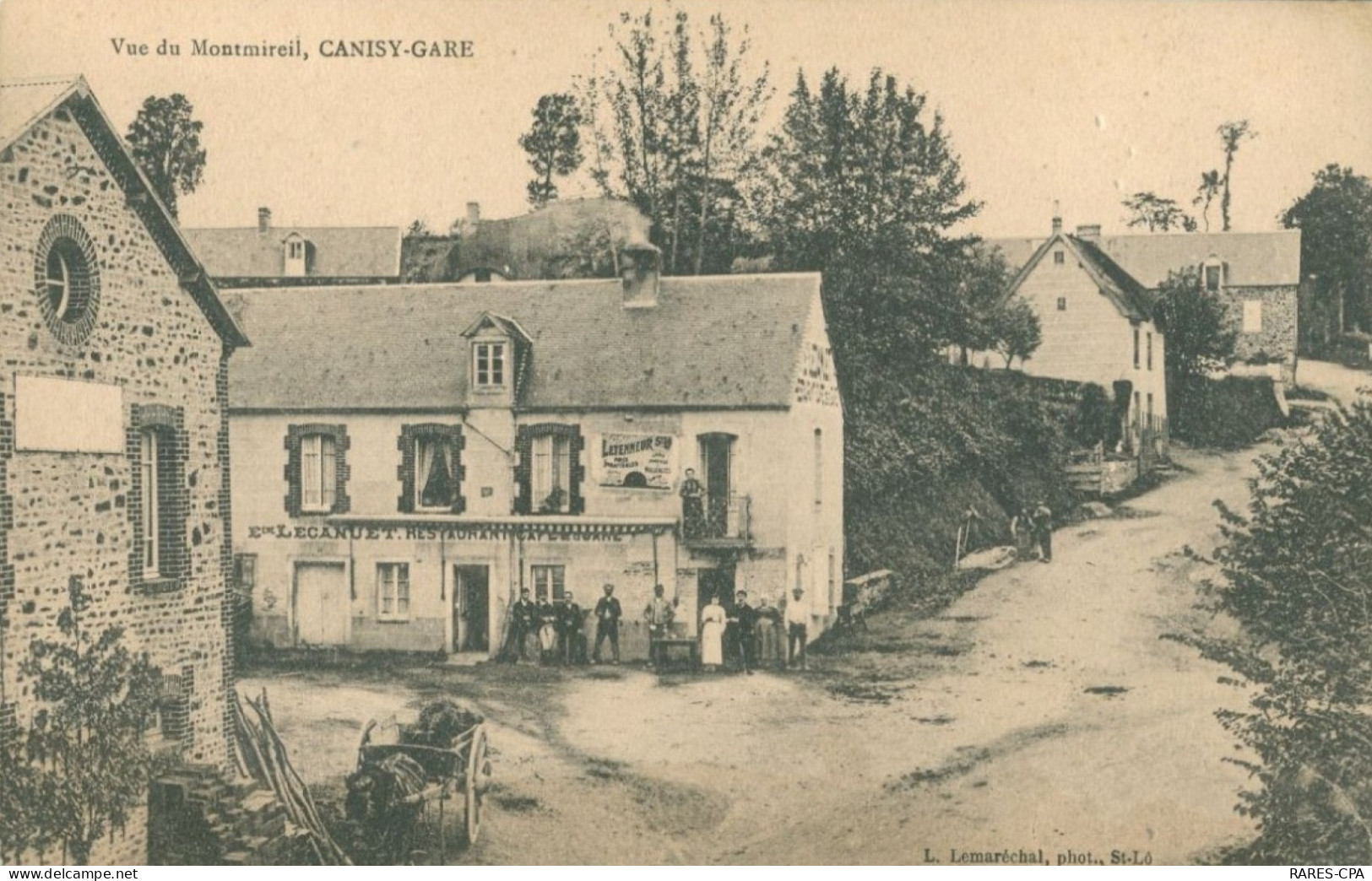 50  CANISY GARE - Vue Du Montmireil - TTB - Andere & Zonder Classificatie