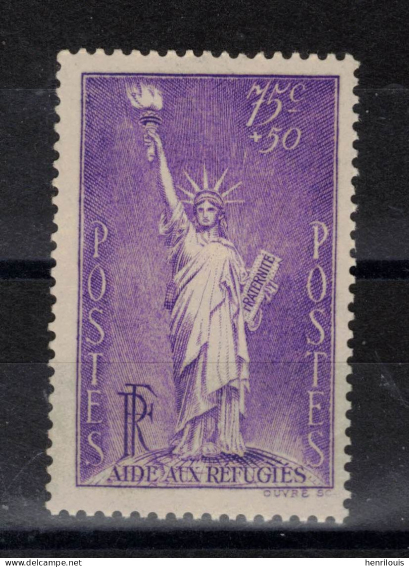 FRANCE  Timbre Neuf ** De 1936  ( Ref 4982 A ) Statue De La Liberté - Unused Stamps