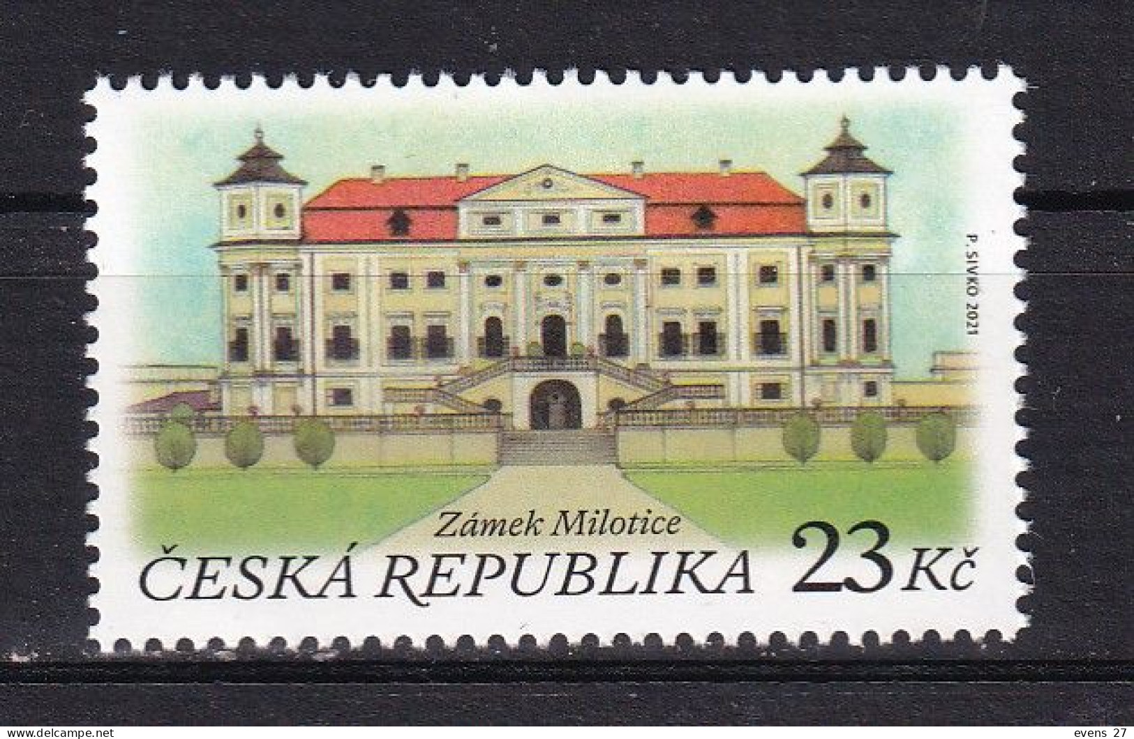 CZECH REPUBLIC-2021-ZAMEK MOLITICE CHATEAU.-MNH. - Nuevos