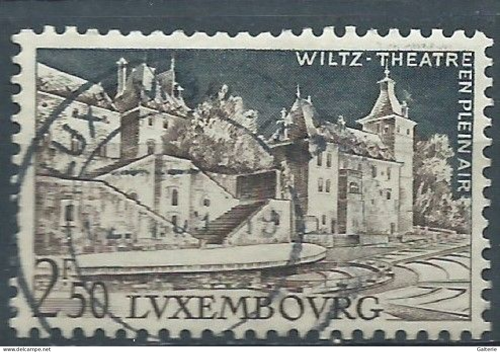 LUXEMBOURG - Obl - 1958 - YT N° 551- Paysages - Used Stamps