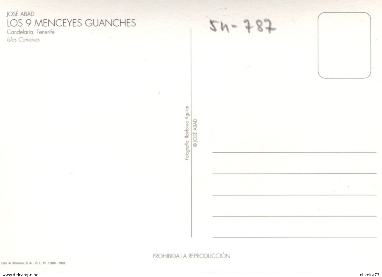 ISLAS CANARIAS - LOS 9 MENCEYES GUANCHES  (10 TARJETAS POSTALES)