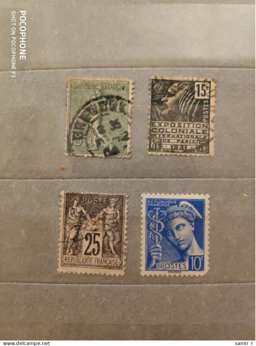 France	Monuments (F96) - Used Stamps