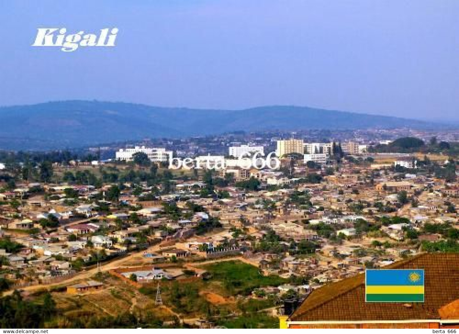 Rwanda Kigali Aerial View New Postcard - Rwanda