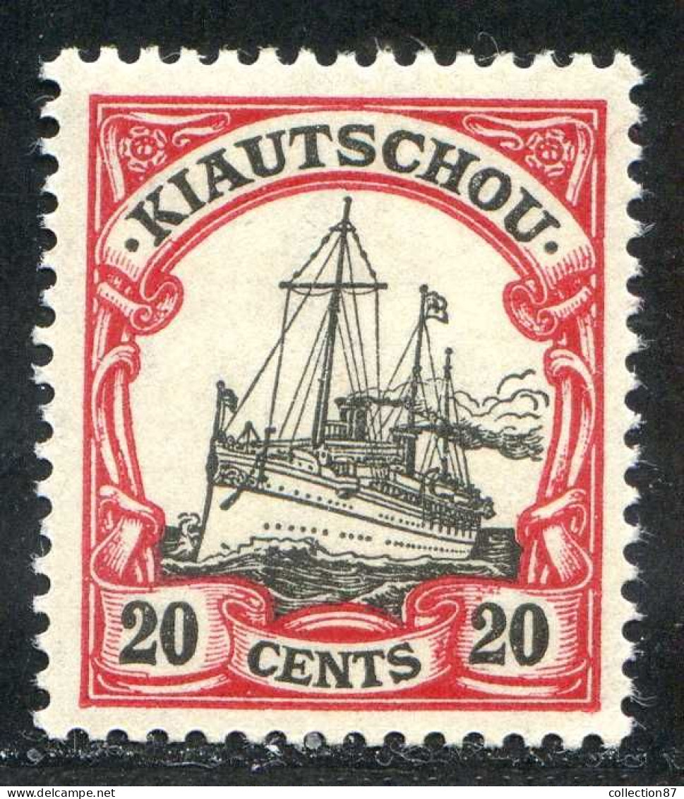 REF093 > COLONIES ALLEMANDE - KIAUTCHOU < Yv N° 28 * Neuf Dos Visible - MH * - Kiautchou