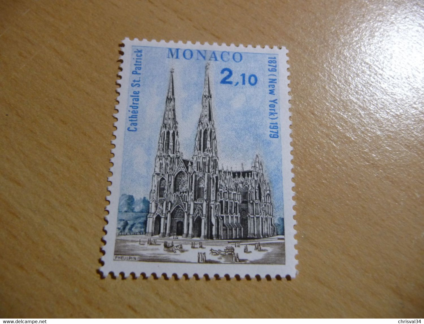 TIMBRE  DE  MONACO     ANNÉE   1979      N  1204       COTE  1,55  EUROS    NEUF  SANS  CHARNIÈRE - Unused Stamps