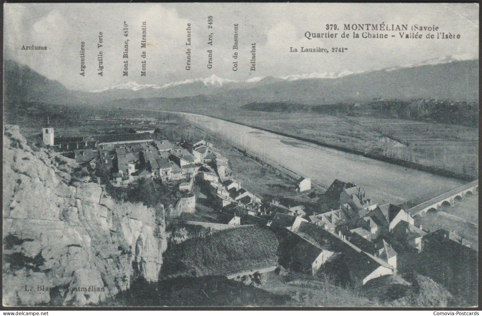 Quartier De La Chaine, Montmélian, C.1910s - Blanc CPA - Montmelian
