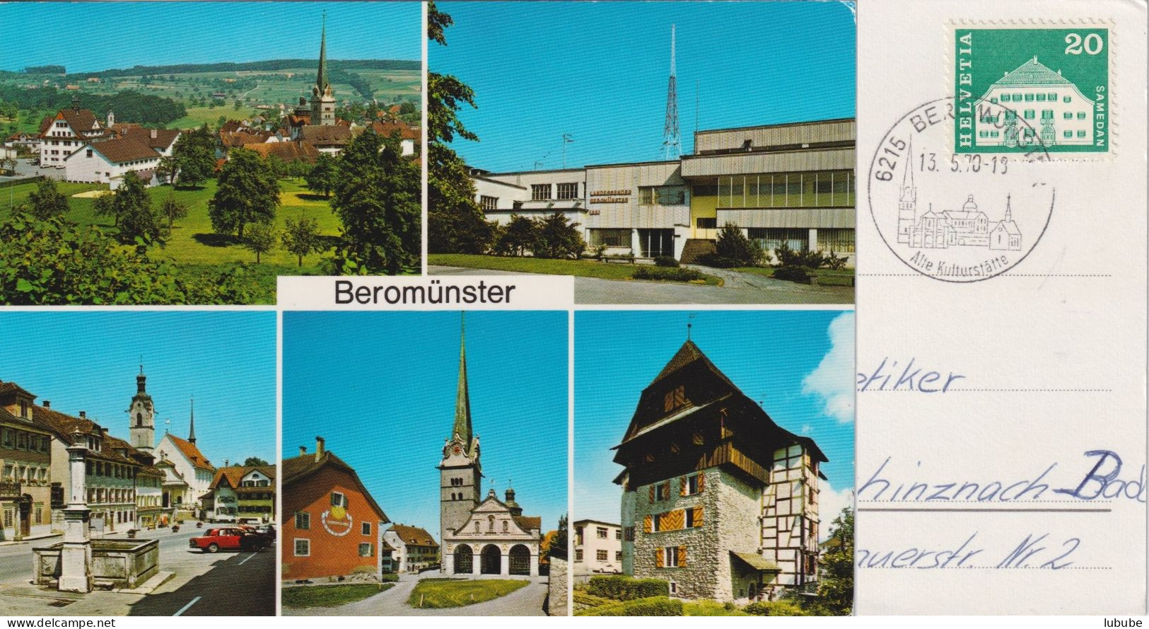 Beromünster - Multivue  (5 Bilder)         Ca. 1970 - Beromünster