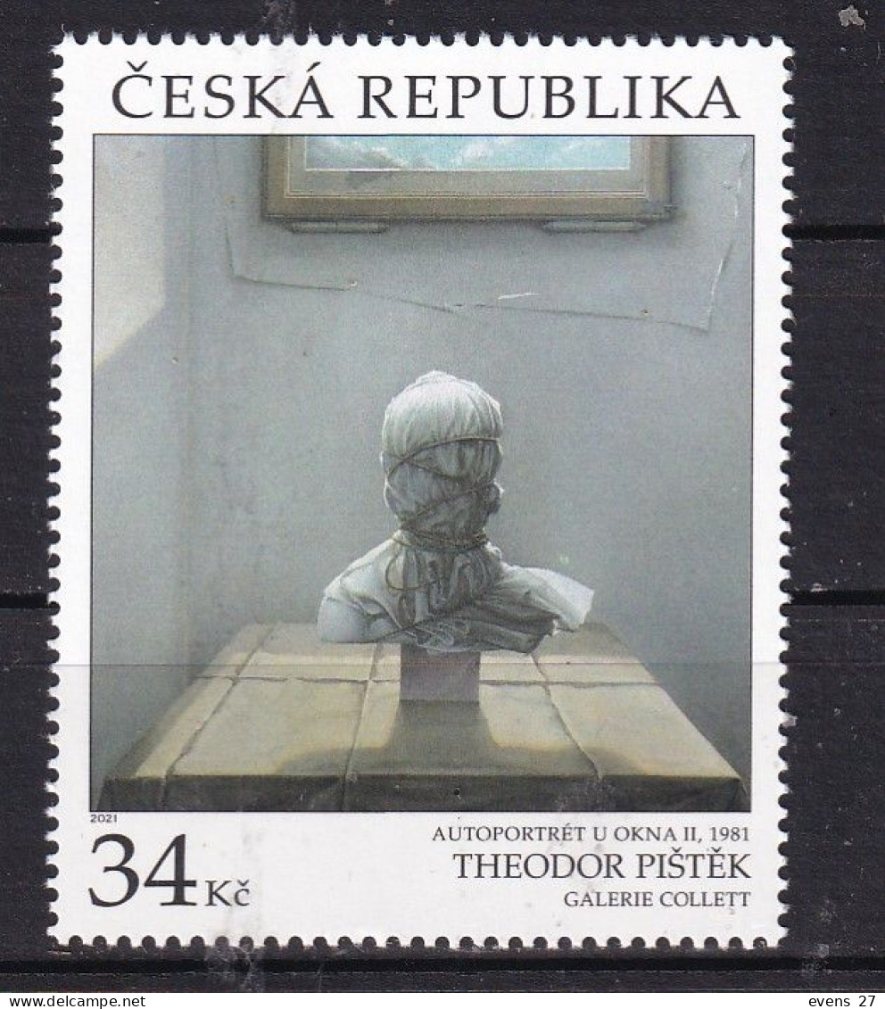 CZECH REPUBLIC-2021-ART-THEODOR PISTEK.-MNH. - Unused Stamps