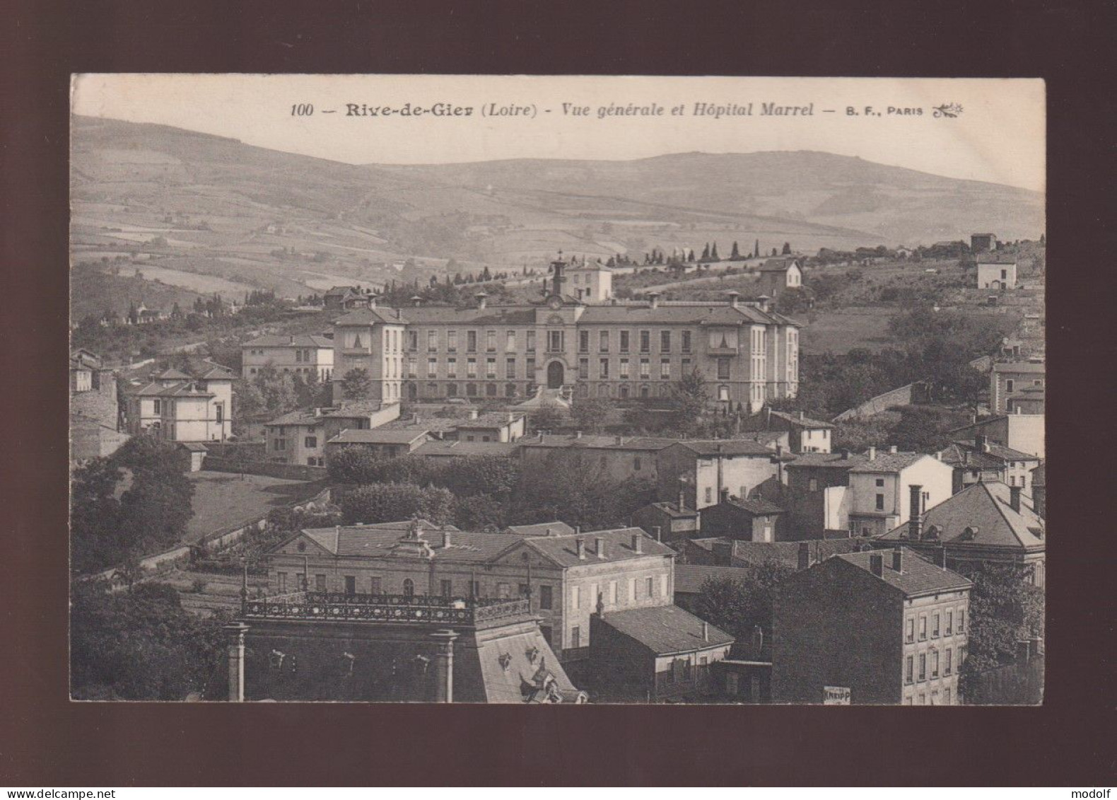 CPA - 42 - Rive-de-Gier - Vue Générale Et Hôpital Marrel - Circulée En 1915 - Rive De Gier