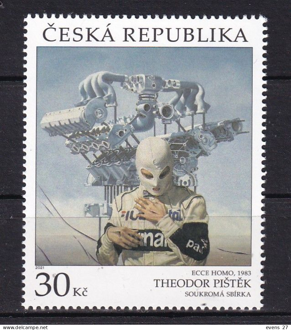 CZECH REPUBLIC-2021-ART-THEODOR PISTEK.-MNH. - Unused Stamps