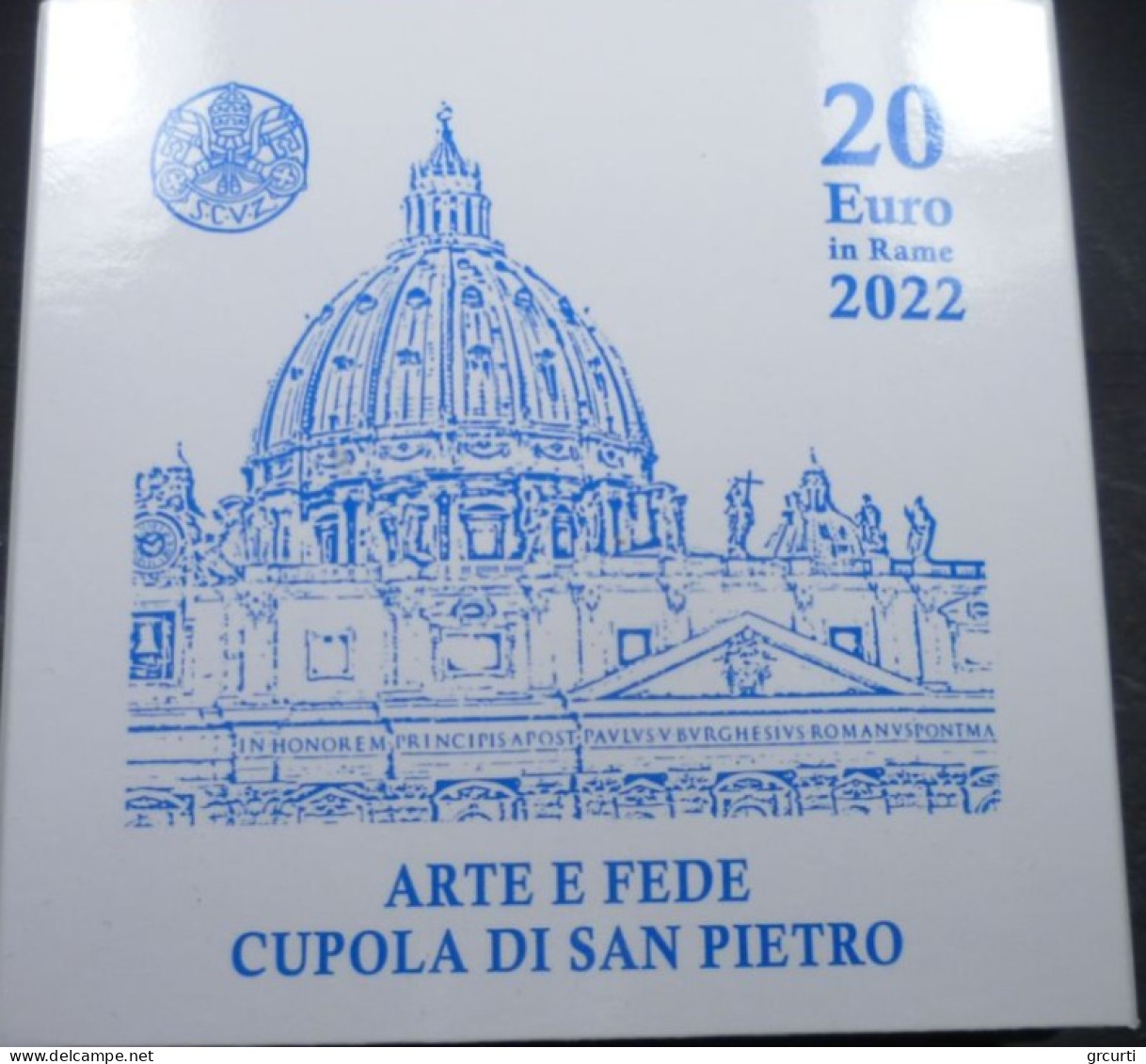 Vaticano - 20 Euro 2022 - Arte e Fede: Cupola di San Pietro - UC# 283