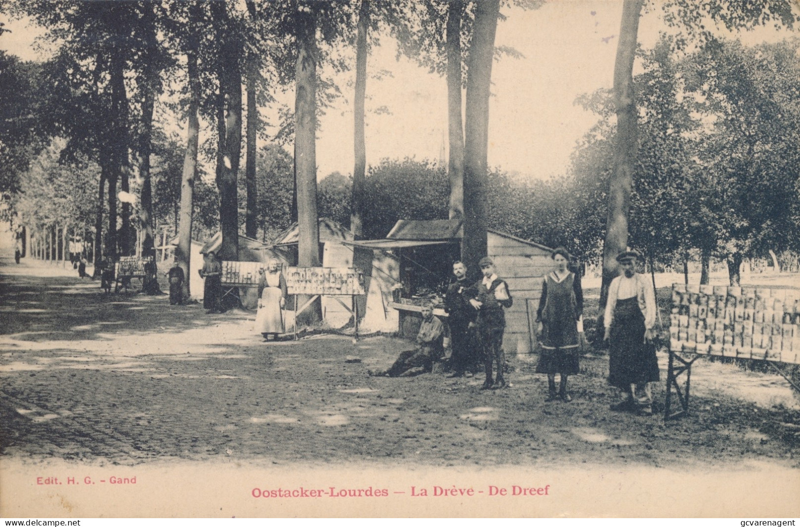 OOSTAKKER LOURDES.   LA DREVE    DE DREEF                 2 SCANS - Gent