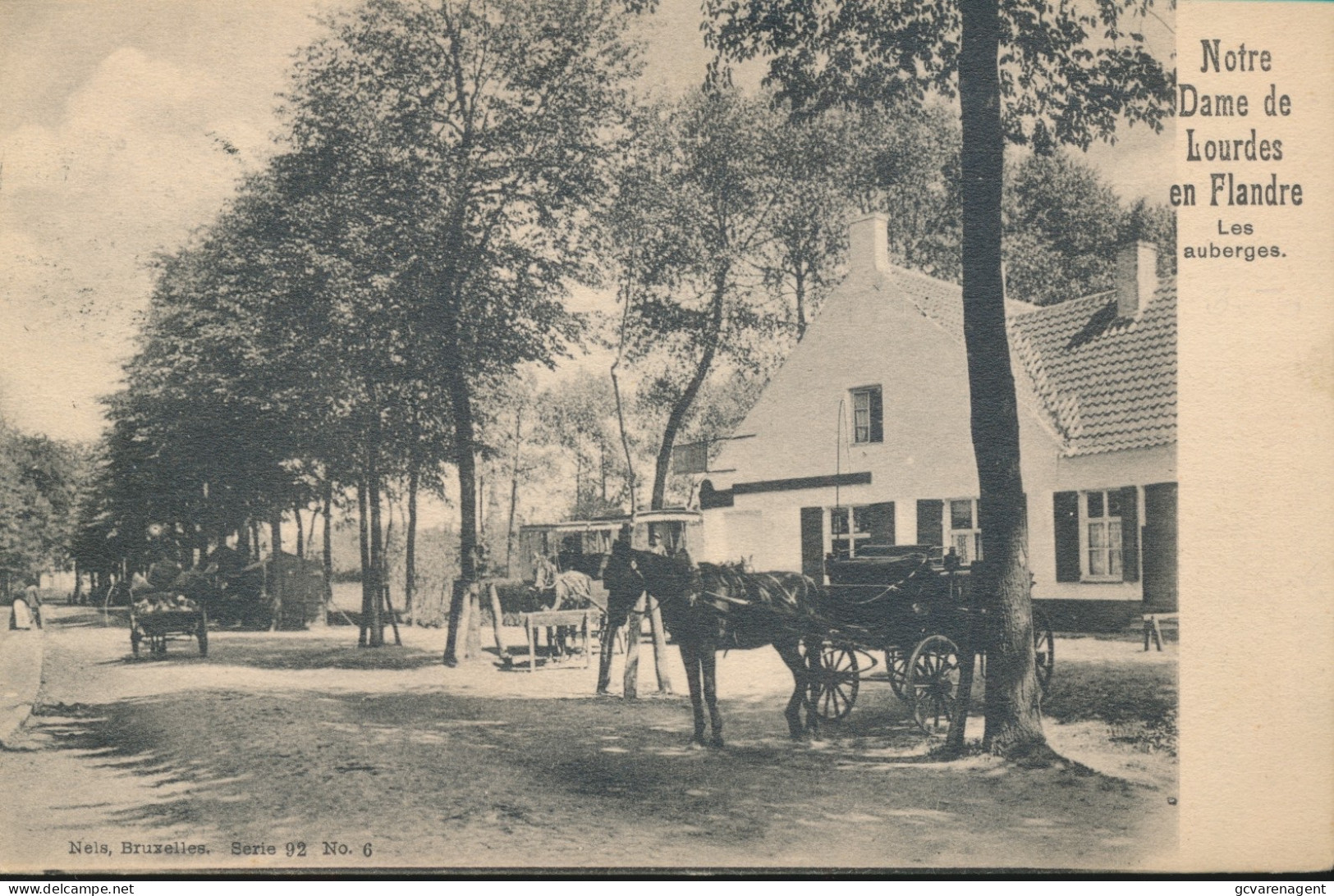 OOSTAKKER LOURDES.  NOTRE DAME DE LOURDES EN FLANDRE      LES AUBERGES                  2 SCANS - Gent