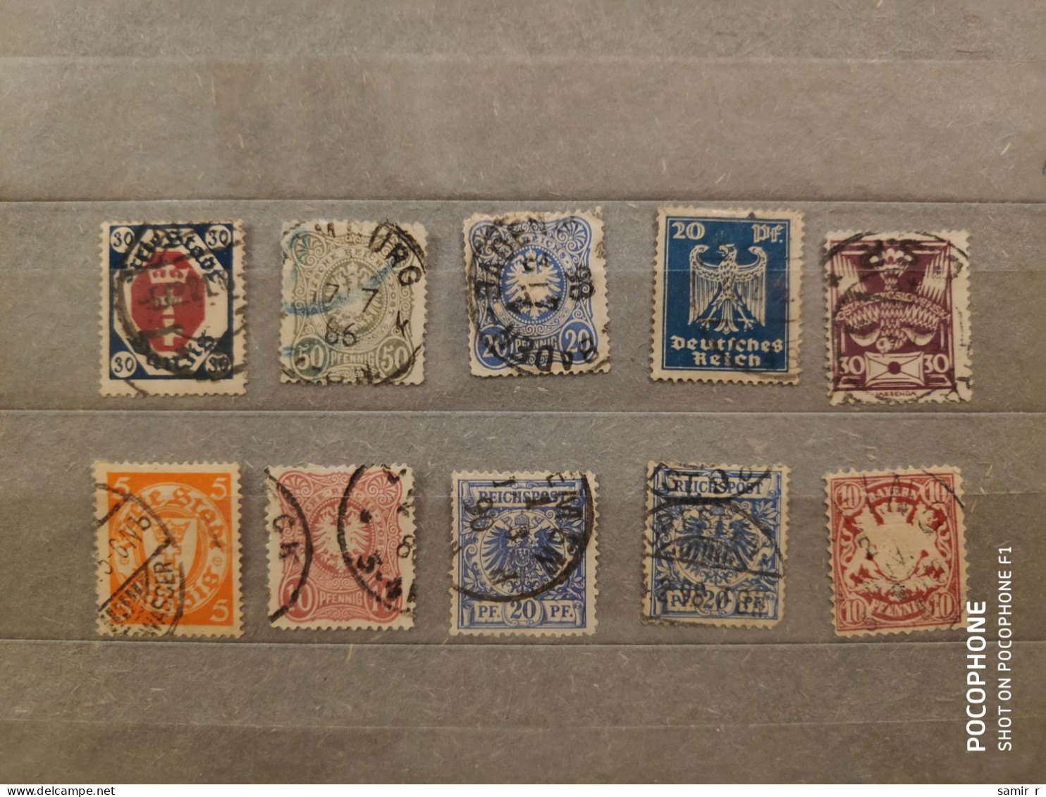 Germany	Reich Coat Of Arms (F96) - Used Stamps