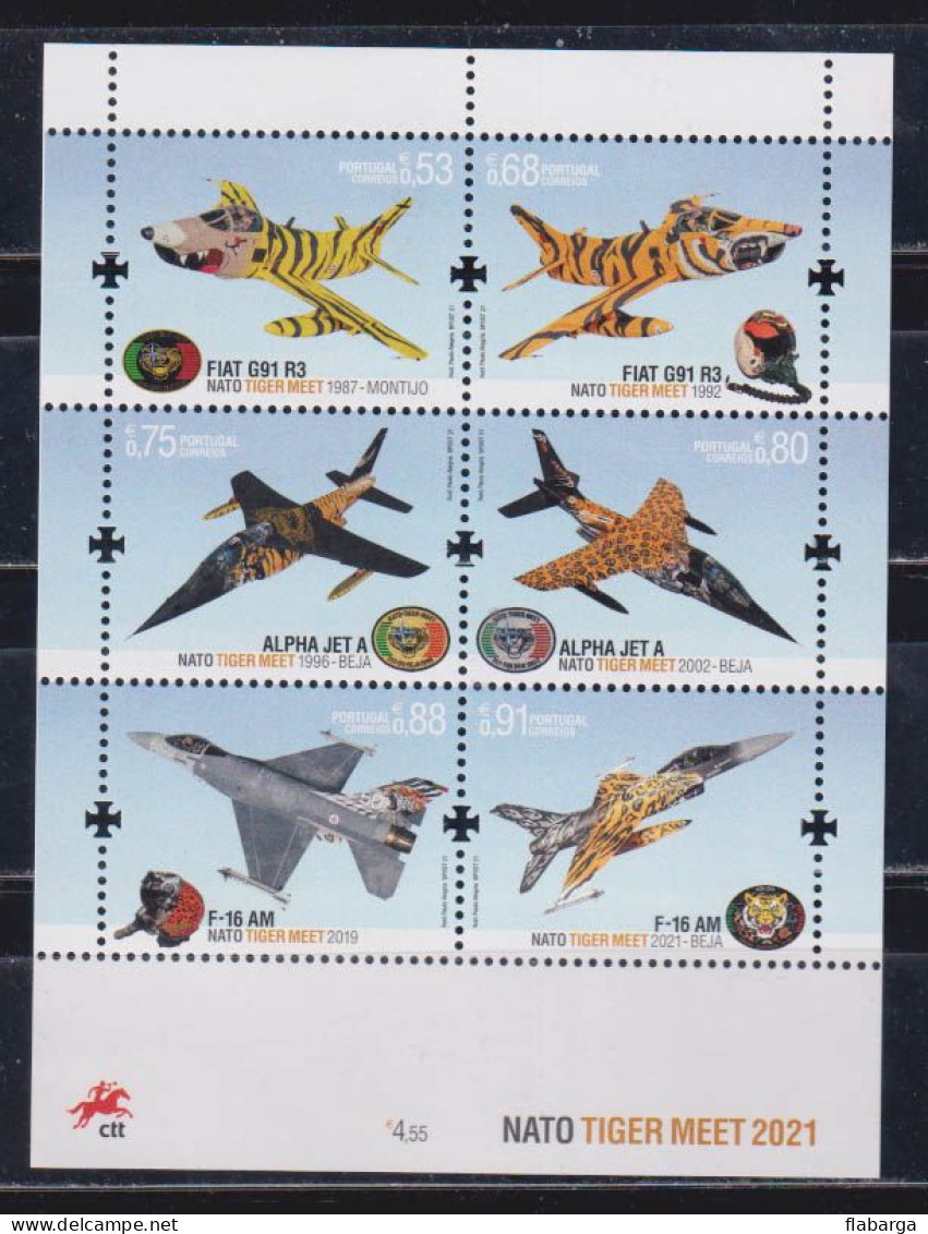 Año 2021 Nº 4701 Nato Tiger Meet Aviacion - Blocks & Sheetlets