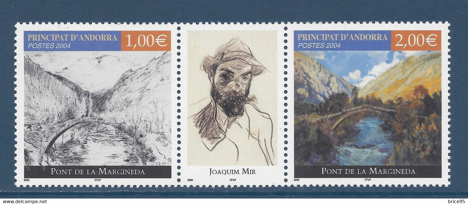 Andorre Français - YT N° 599 Et 600 ** - Neuf Sans Charnière - 2004 - Unused Stamps